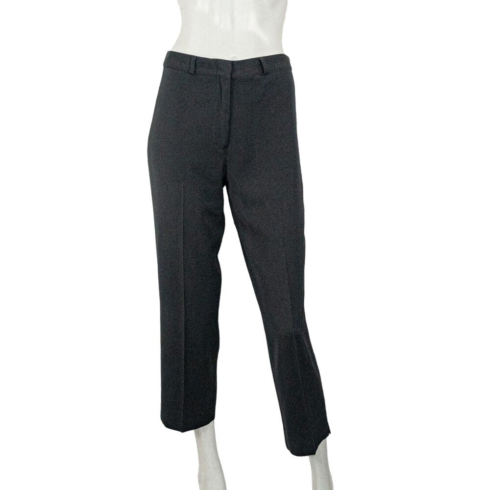 MARITHE FRANCOIS GIRBAUD Cropped Trouser Pants Black Size 26 Made in Italy